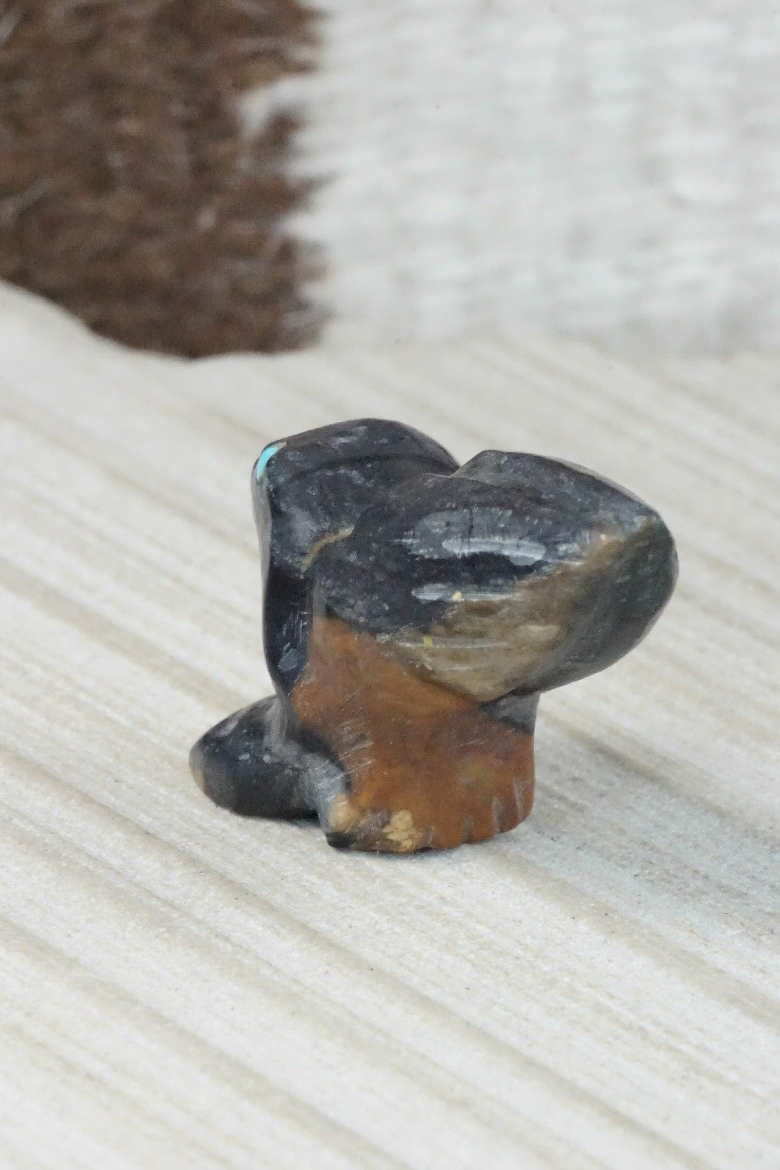 Eagle Zuni Fetish Carving - Alvin Calavaza