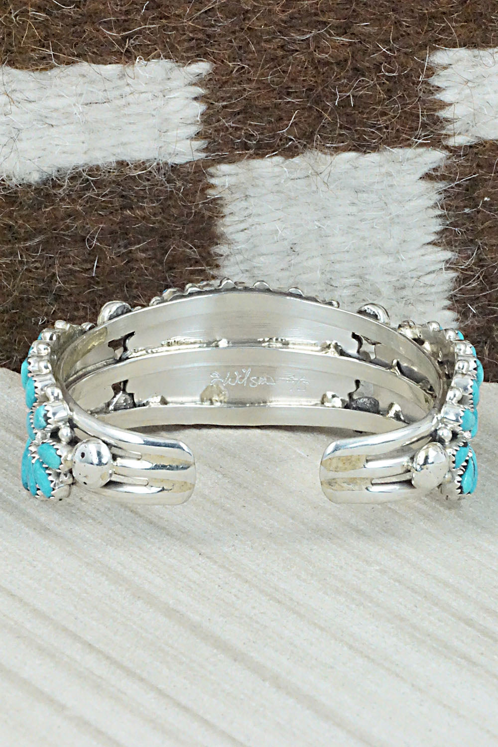 Turquoise & Sterling Silver Bracelet - Jaz Wilson