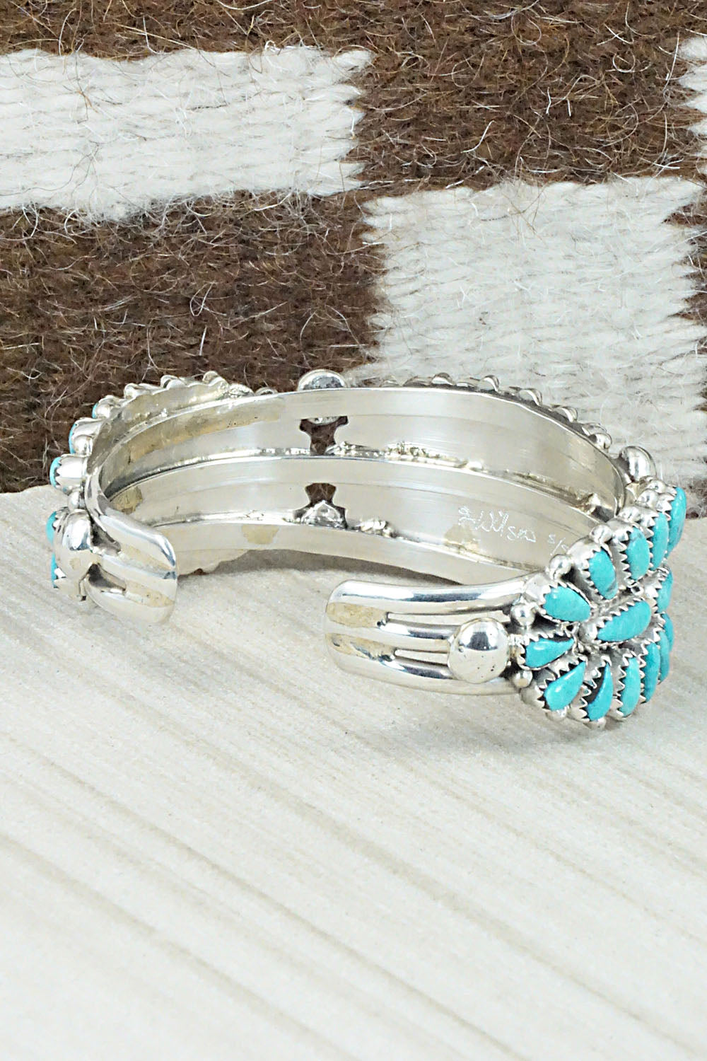 Turquoise & Sterling Silver Bracelet - Jaz Wilson