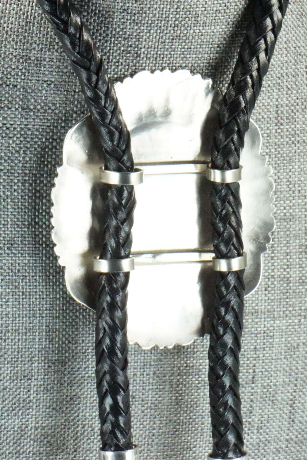 Turquoise & Sterling Silver Bolo Tie - Rosita Singer