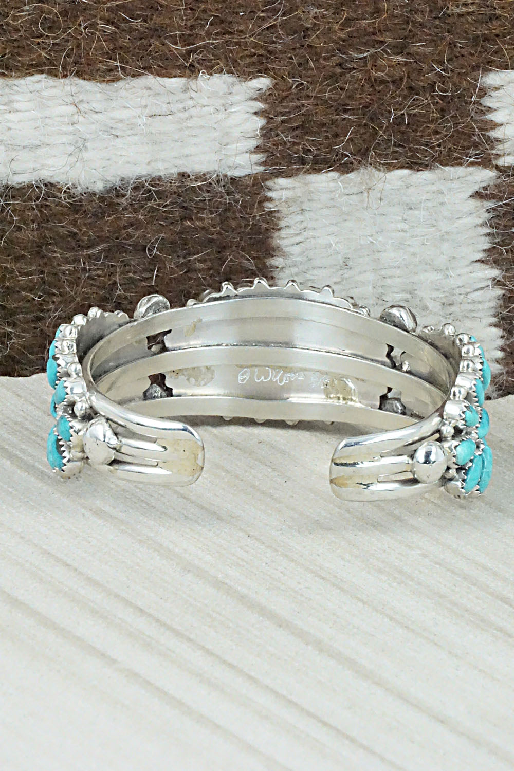 Turquoise & Sterling Silver Bracelet - Jaz Wilson