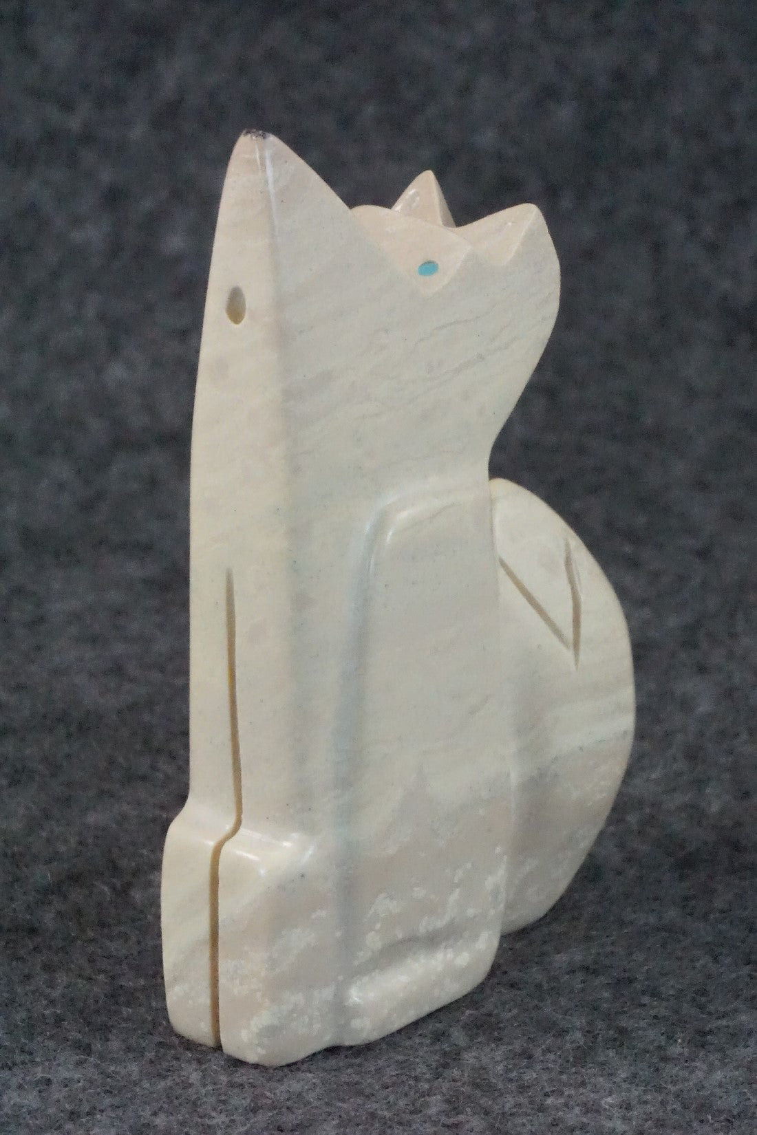 Coyote Zuni Fetish Carving - Gilbert Lonjose