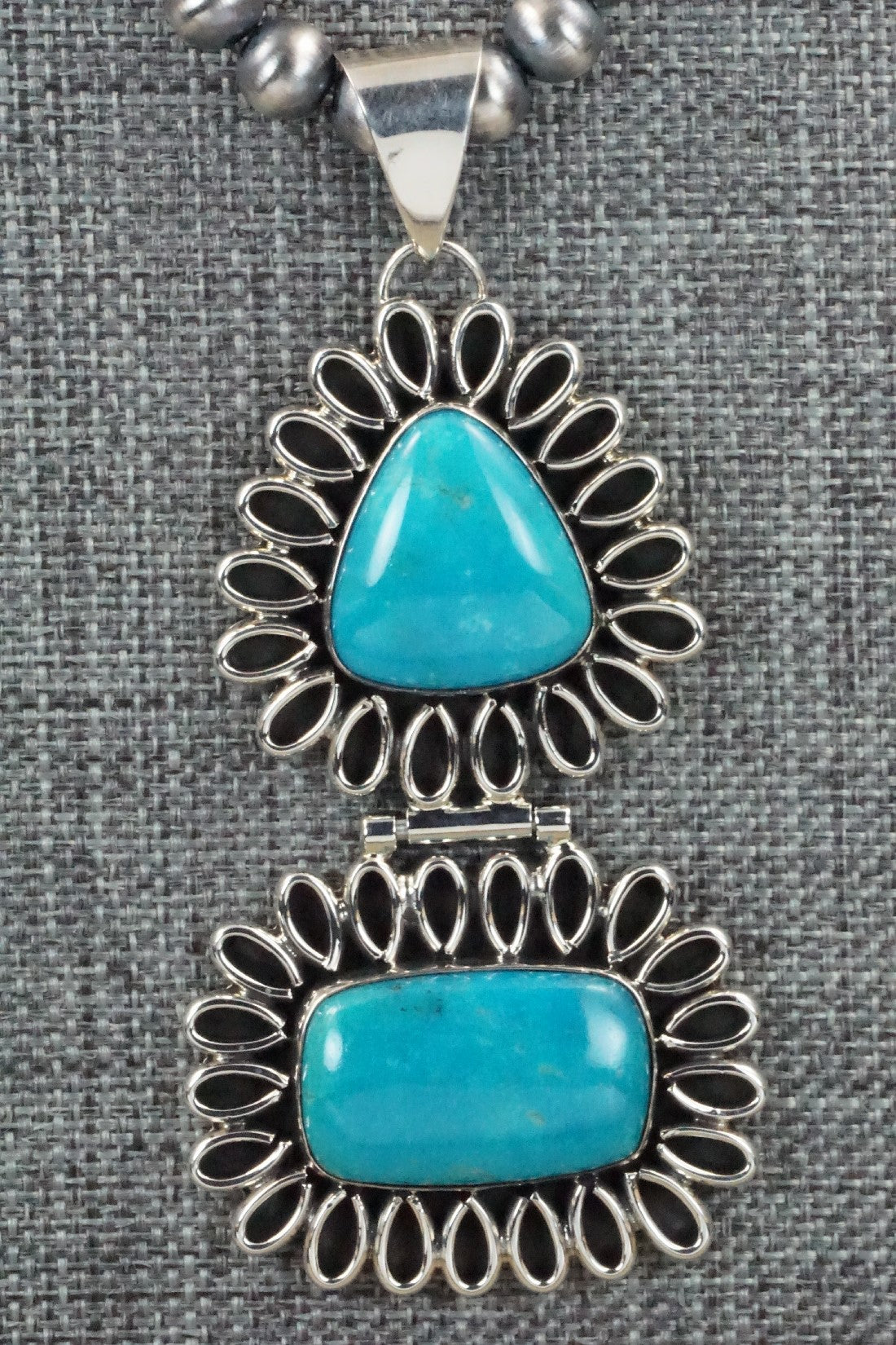 Turquoise & Sterling Silver Necklace - Irvin Tsosie