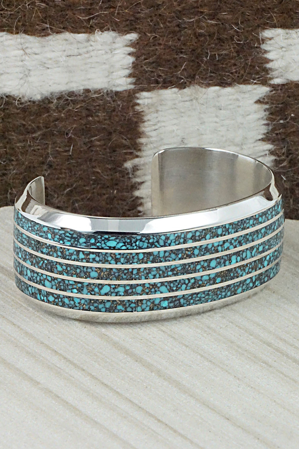 Sterling Silver buy inlay bracelet