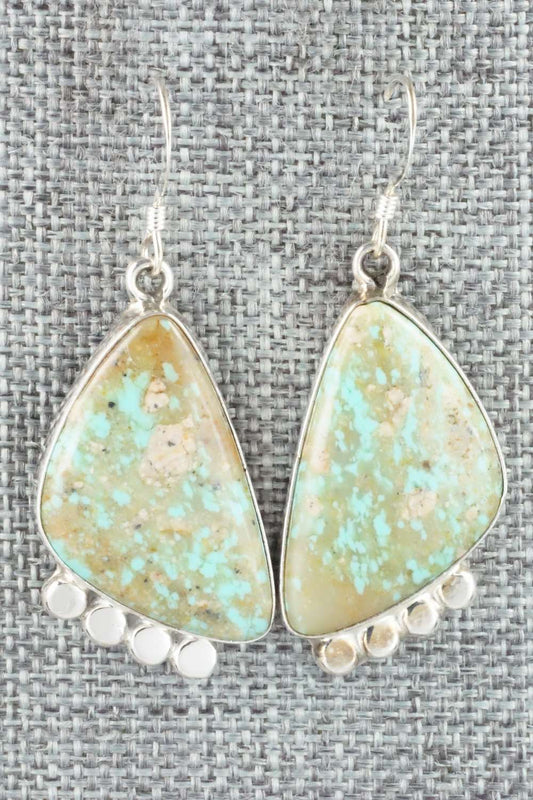 Turquoise & Sterling Silver Earrings - Sharon McCarthy