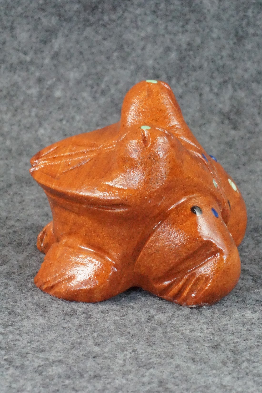 Frog Zuni Fetish Carving - Louise Ponchuella