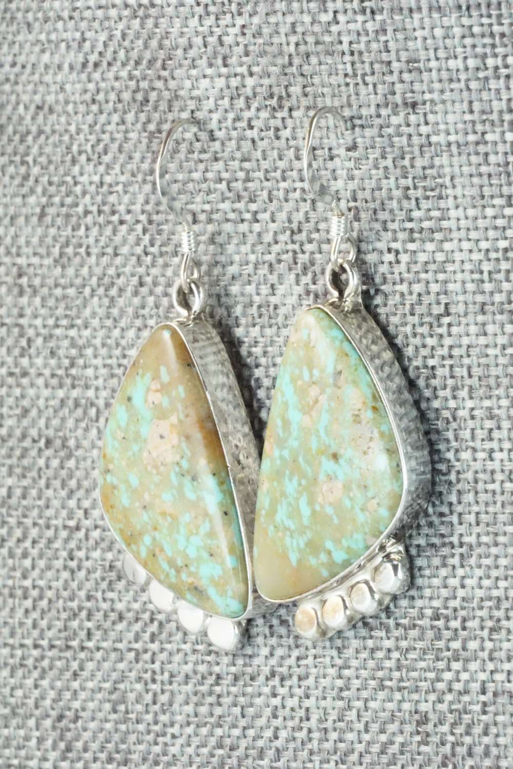 Turquoise & Sterling Silver Earrings - Sharon McCarthy