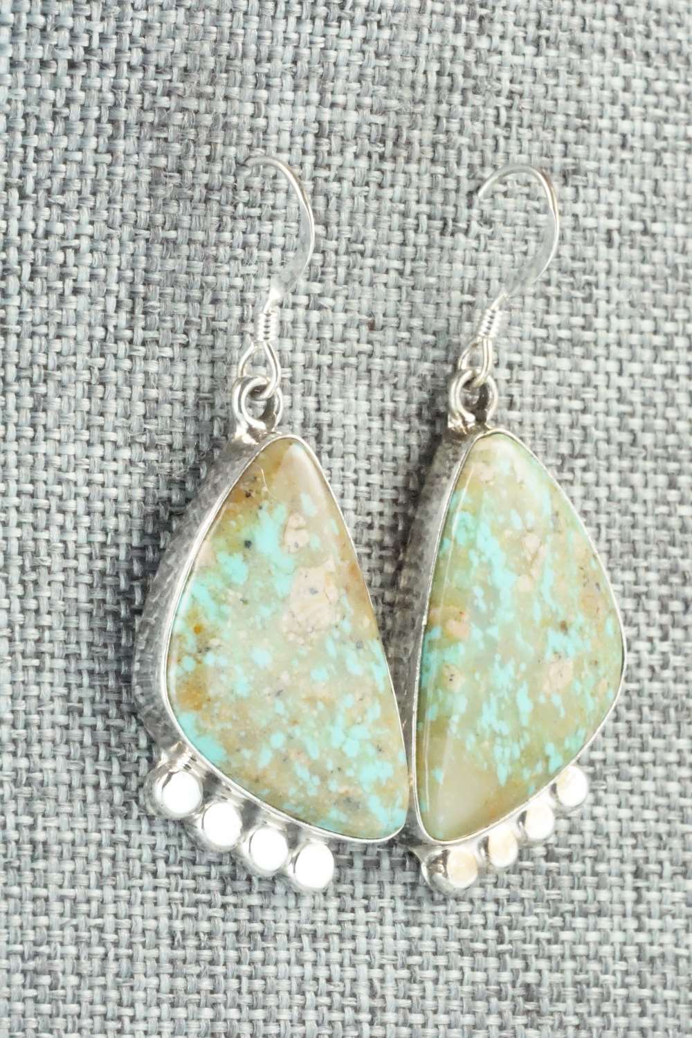 Turquoise & Sterling Silver Earrings - Sharon McCarthy