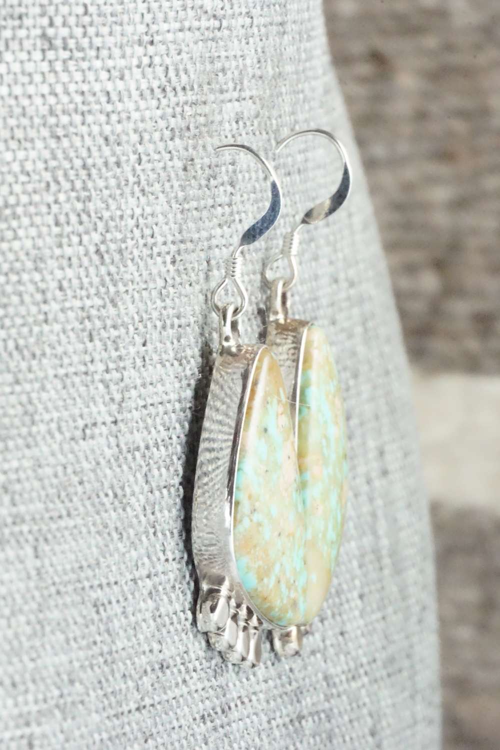 Turquoise & Sterling Silver Earrings - Sharon McCarthy