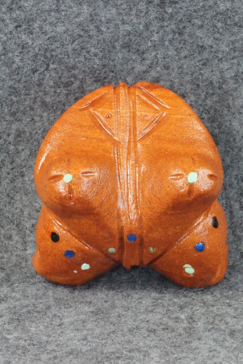 Frog Zuni Fetish Carving - Louise Ponchuella