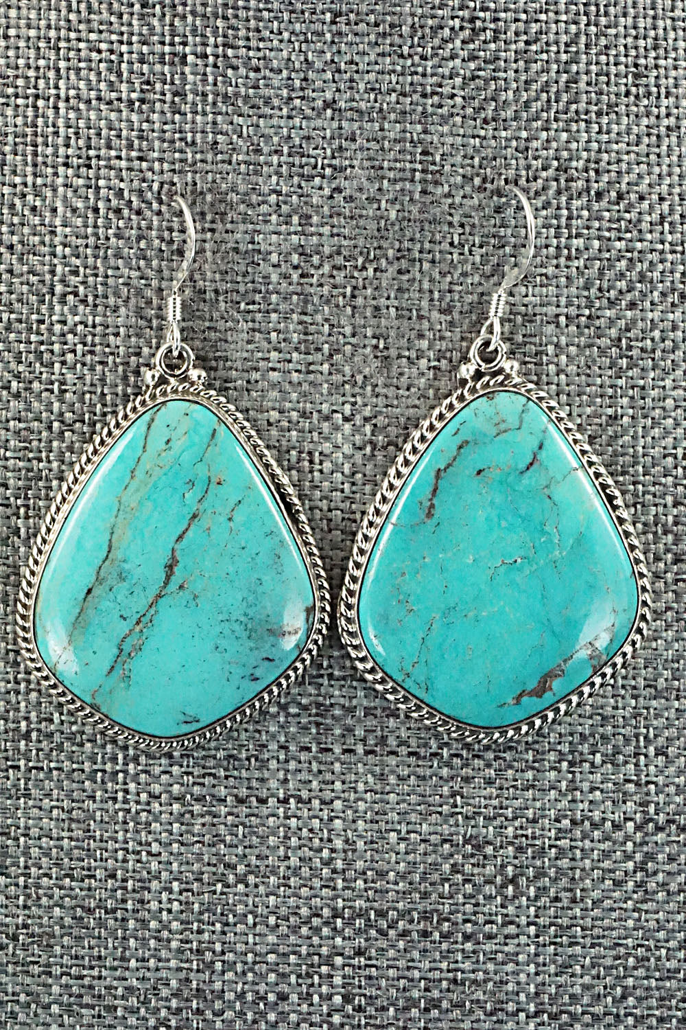Turquoise & Sterling Silver Earrings - Annie Spencer