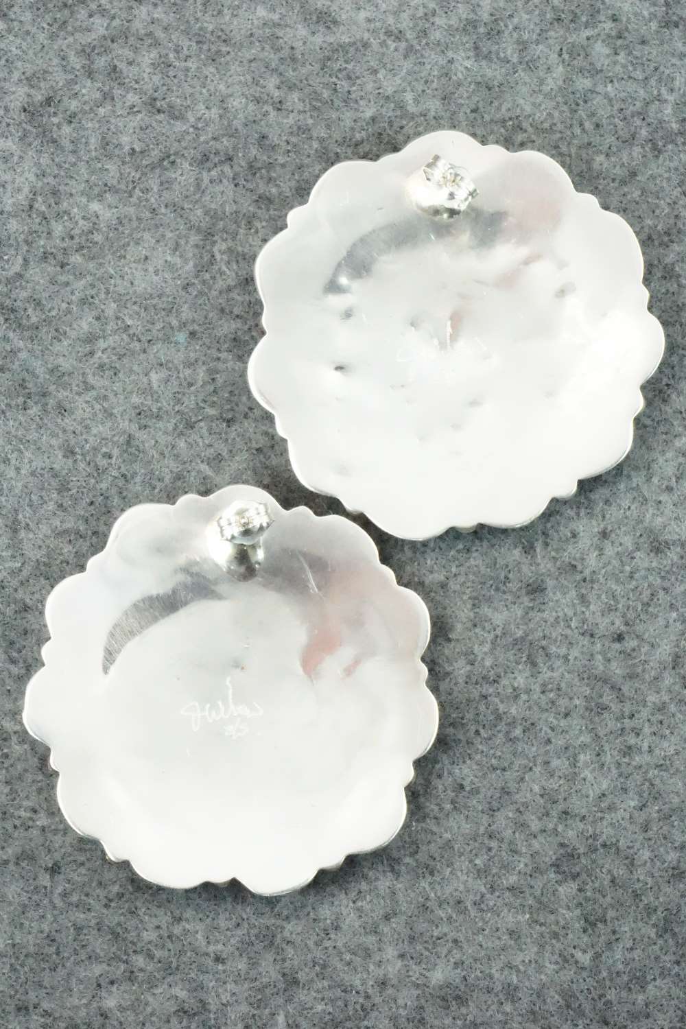Turquoise & Sterling Silver Earrings - Jaz Wilson