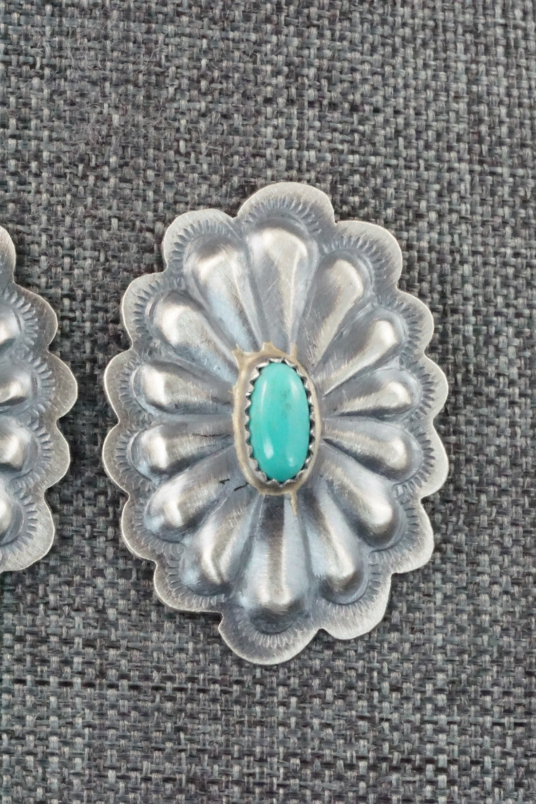 Turquoise & Sterling Silver Earrings - Dale Morgan