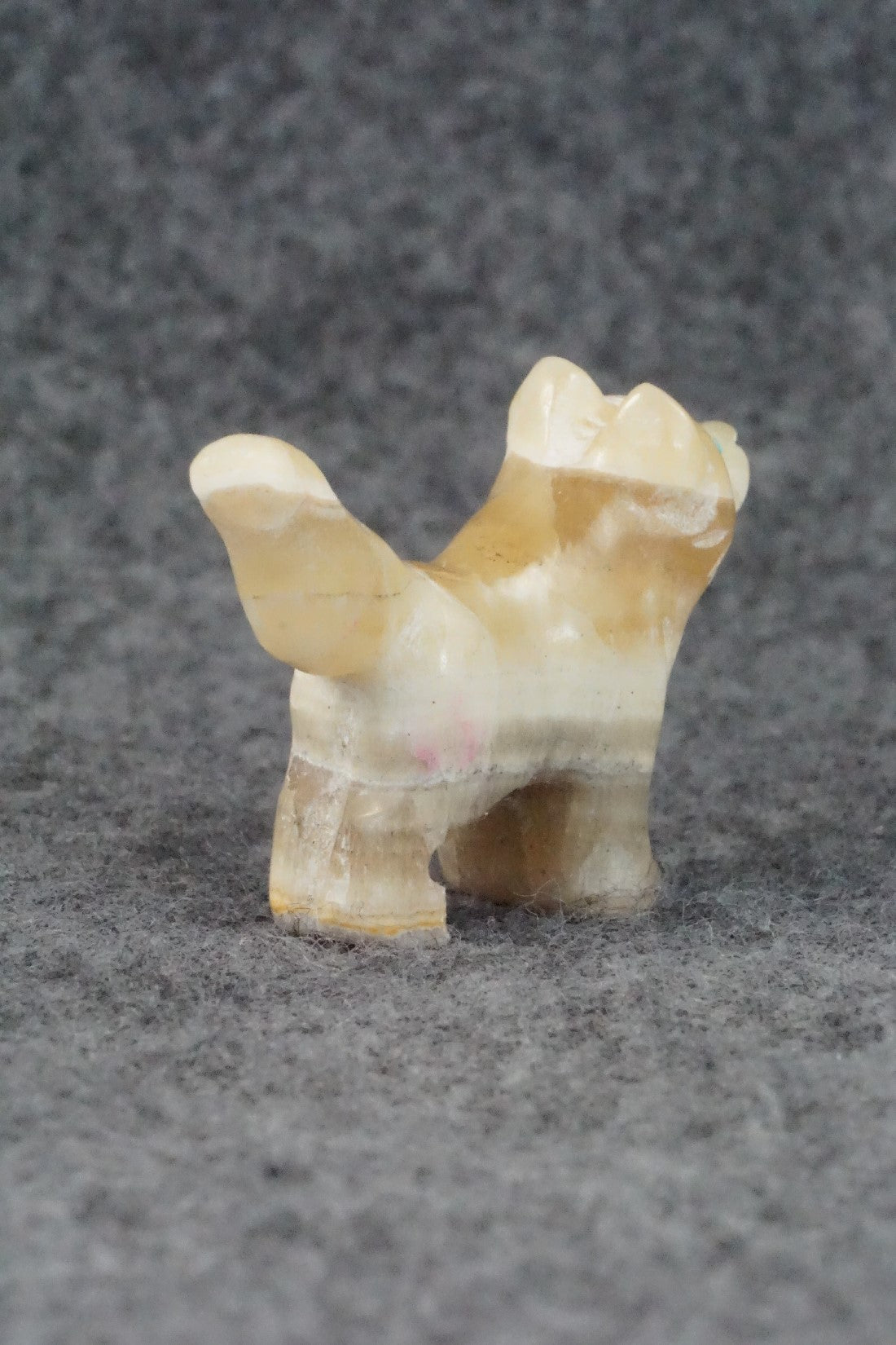 Dog Zuni Fetish Carving - Cody Nastacio