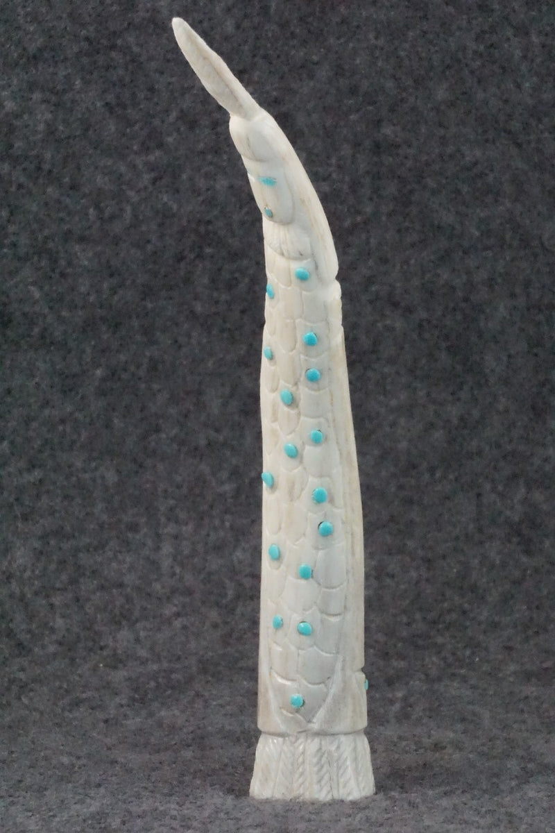 Corn Maiden Zuni Fetish Carving - Garrick Weeka