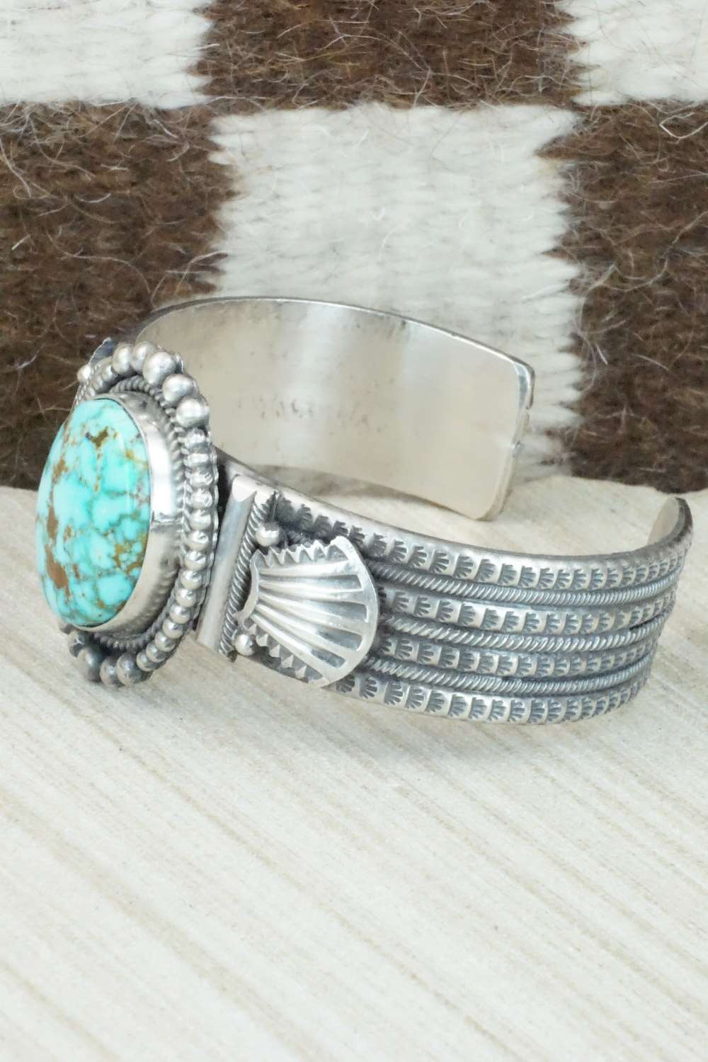 Turquoise & Sterling Silver Bracelet - Michael Calladitto