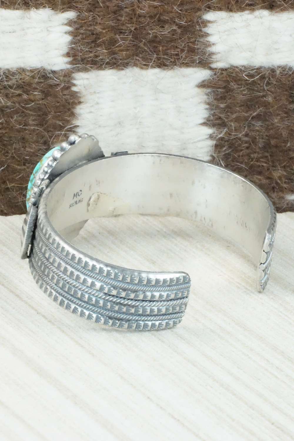 Turquoise & Sterling Silver Bracelet - Michael Calladitto