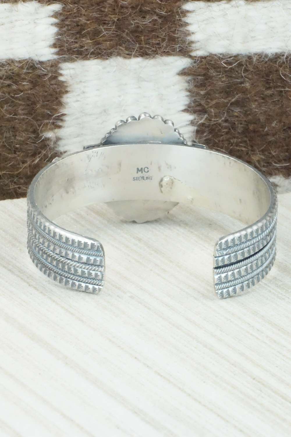 Turquoise & Sterling Silver Bracelet - Michael Calladitto