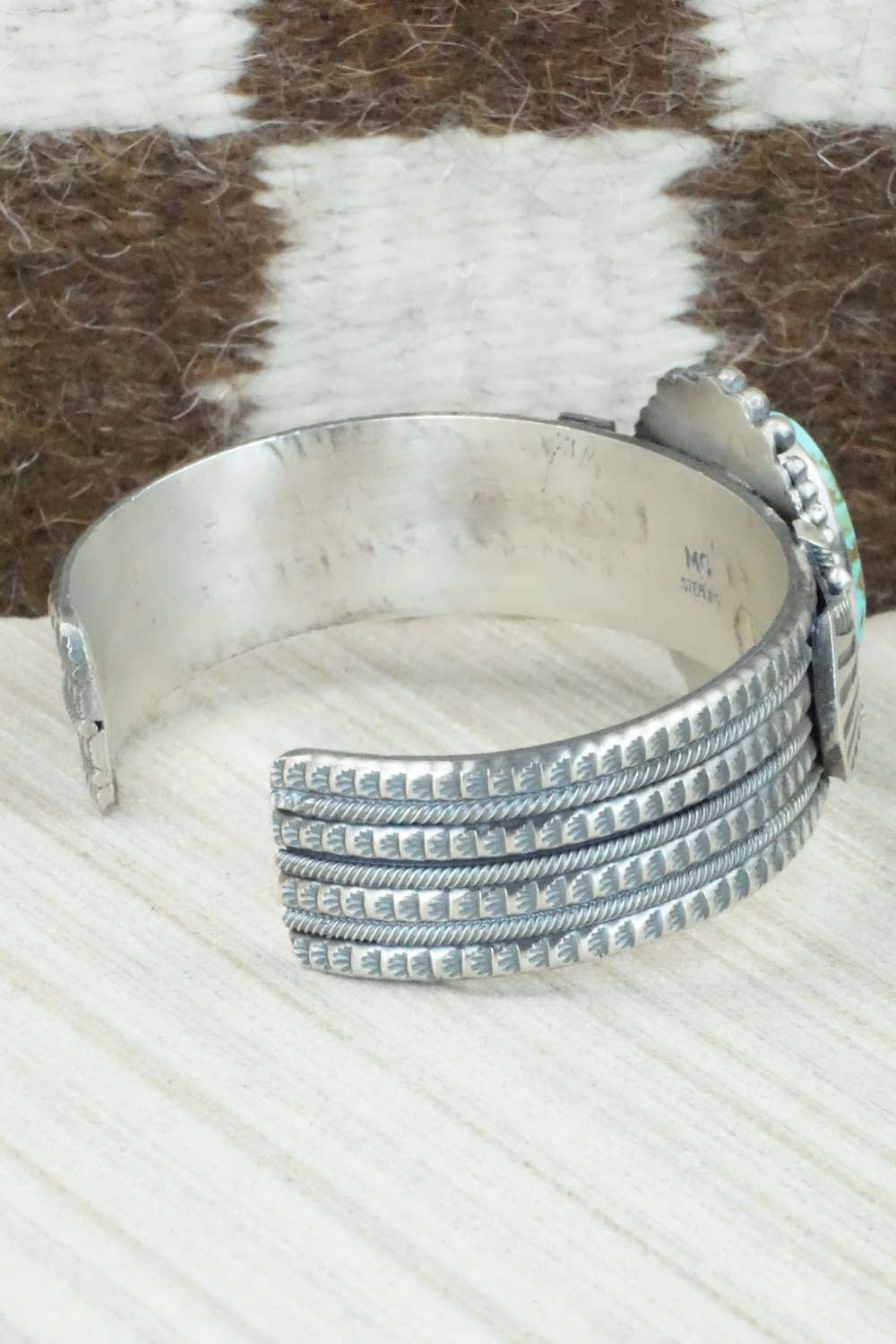 Turquoise & Sterling Silver Bracelet - Michael Calladitto