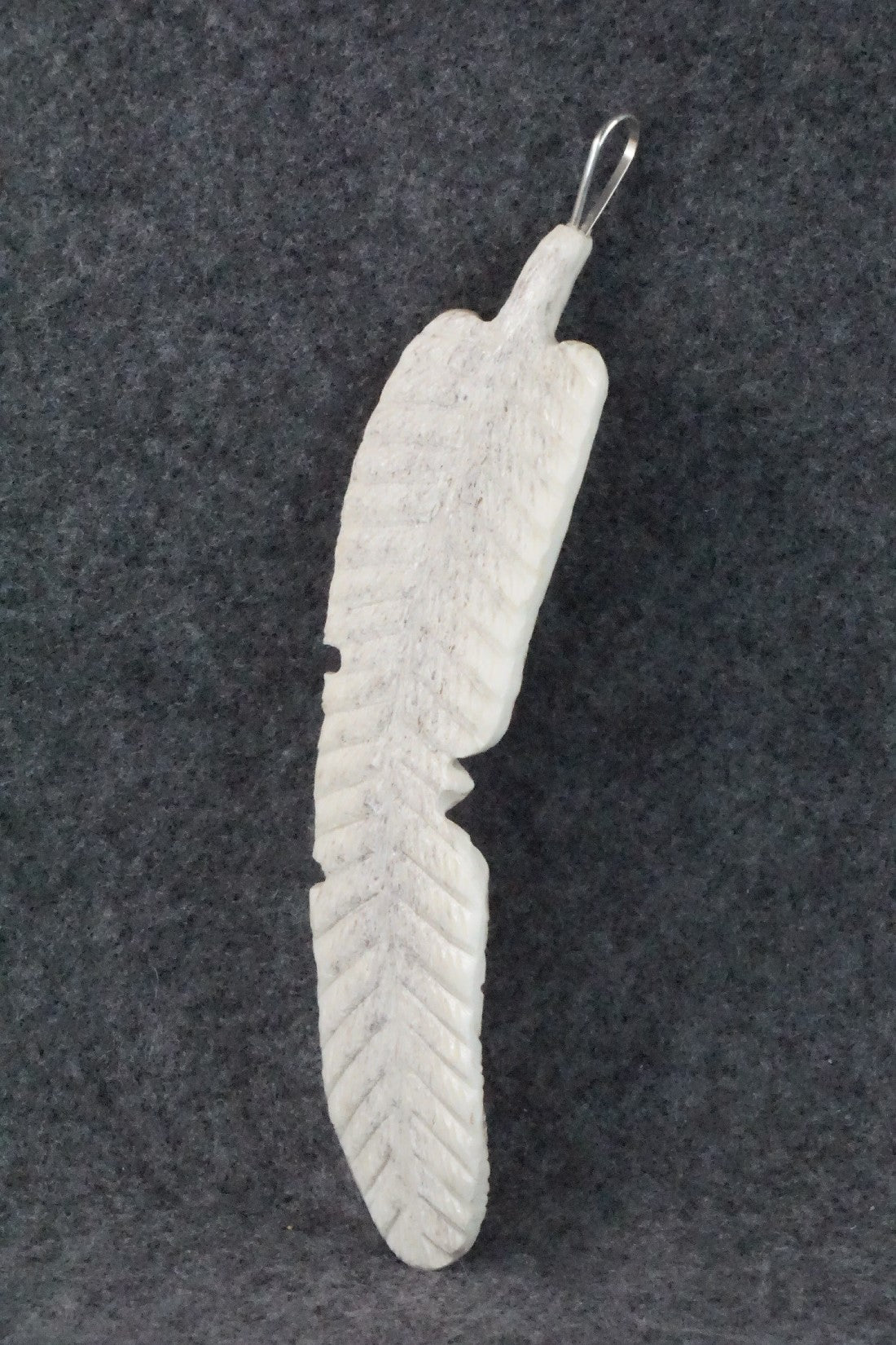 Eagle Zuni Fetish Carving and Pendant - Garrick Weeka