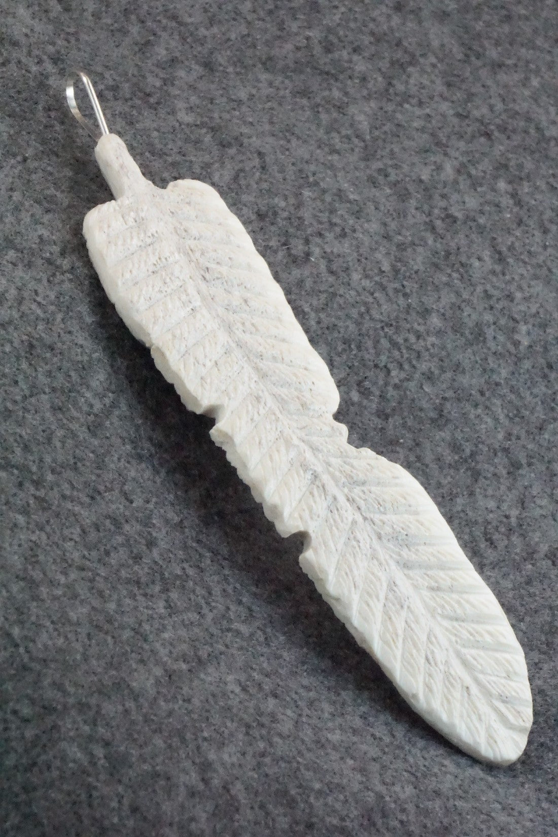 Eagle Zuni Fetish Carving and Pendant - Garrick Weeka