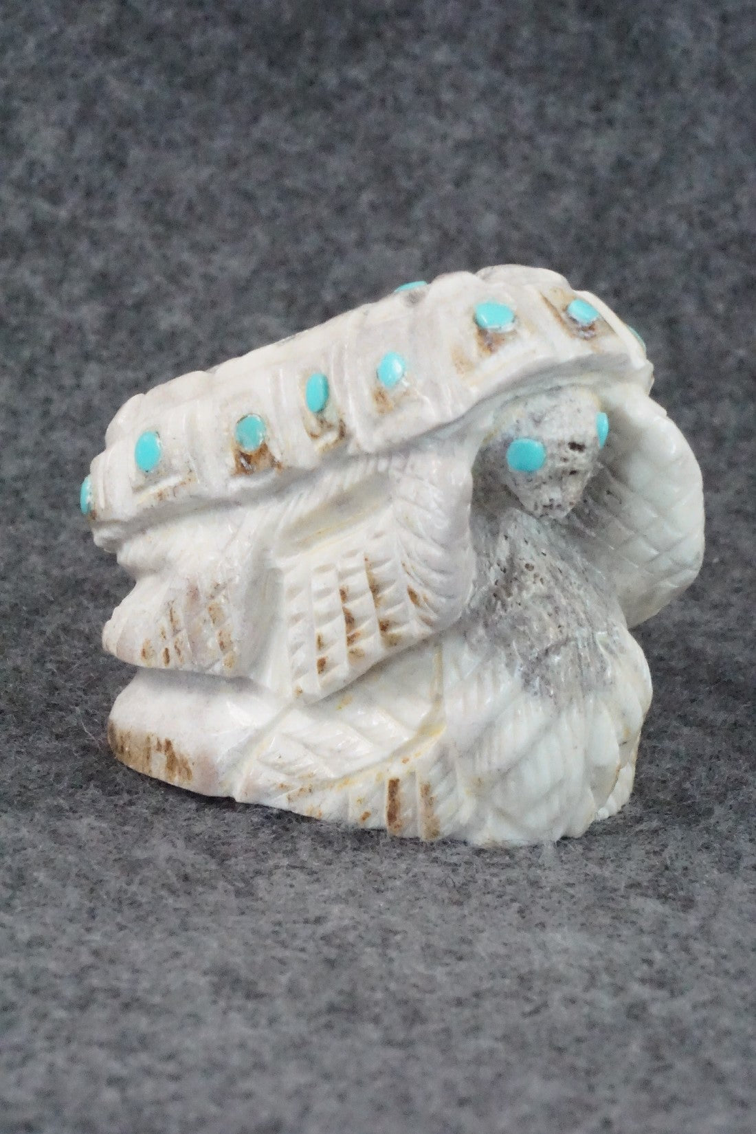 Turtle Zuni Fetish Carving - Garrick Weeka