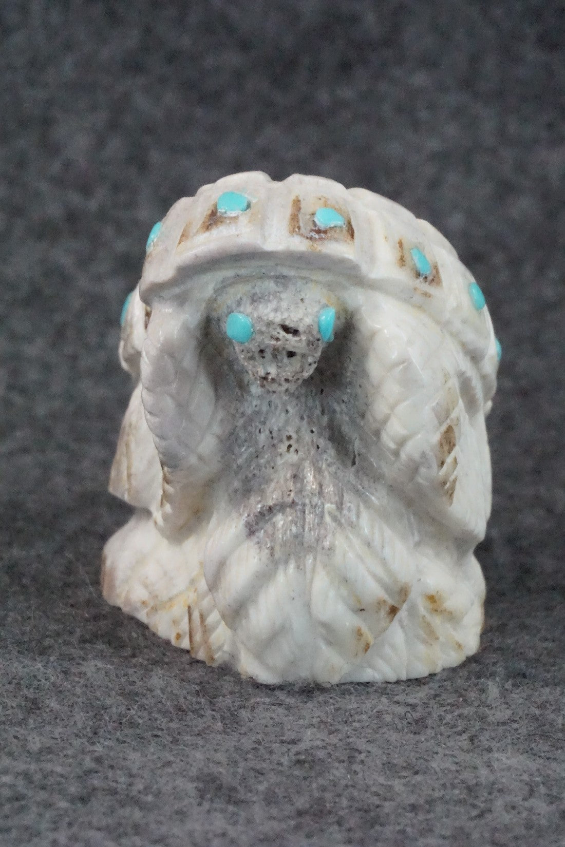 Turtle Zuni Fetish Carving - Garrick Weeka