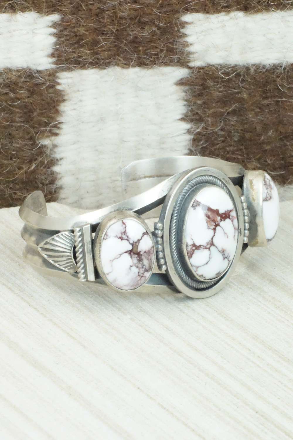 Wild Horse & Sterling Silver Bracelet - Tom Lewis