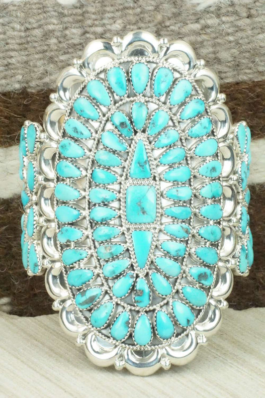Turquoise & Sterling Silver Bracelet - Justin Wilson