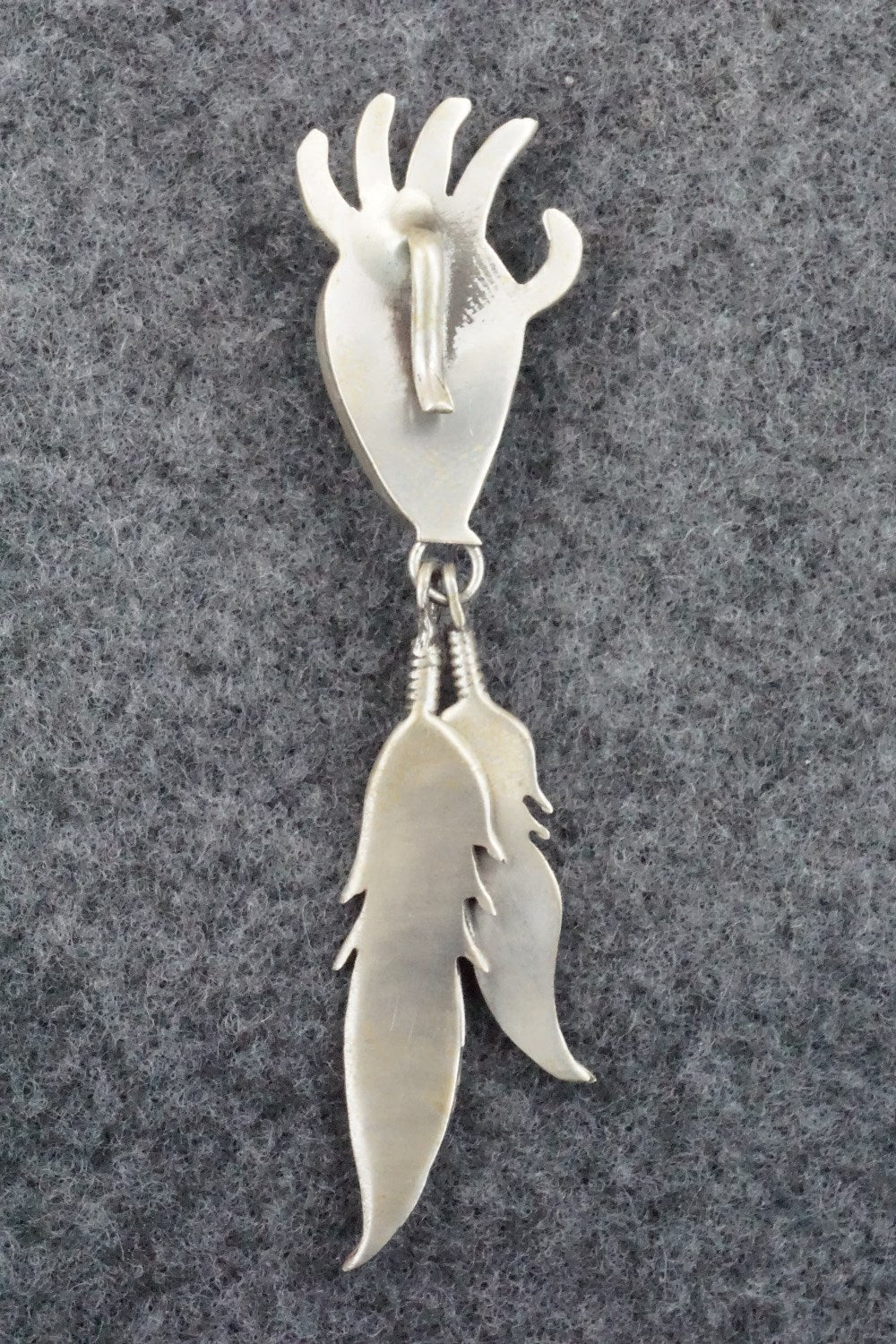 Turquoise and Sterling Silver Pendant - Genevieve Francisco