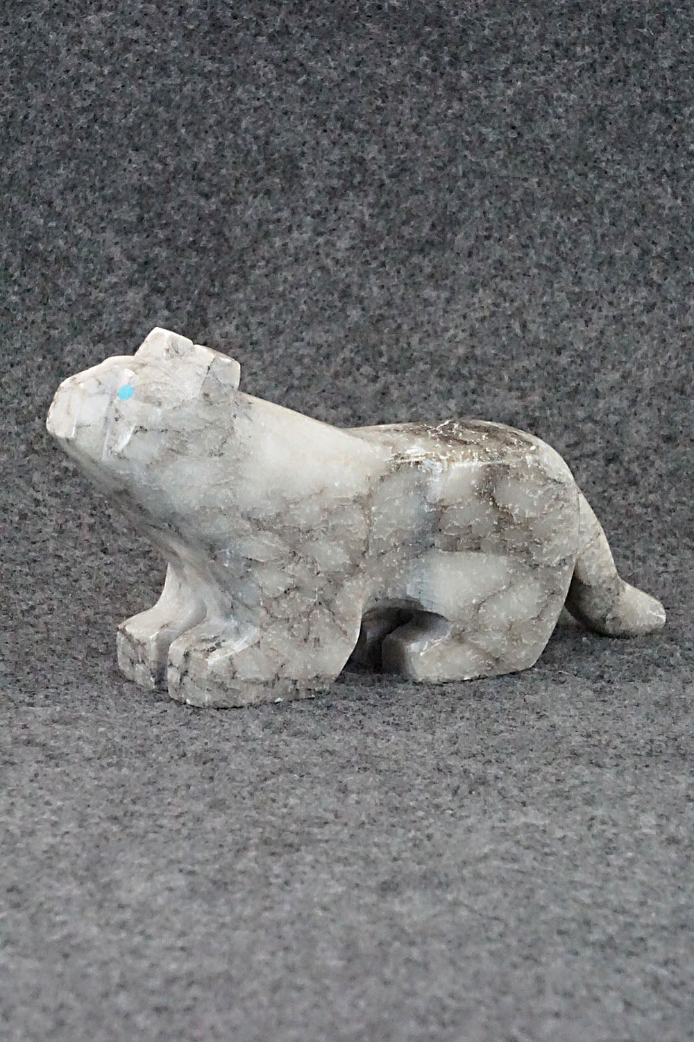 Mountain Lion Zuni Fetish Carving - Cameron Nastacio