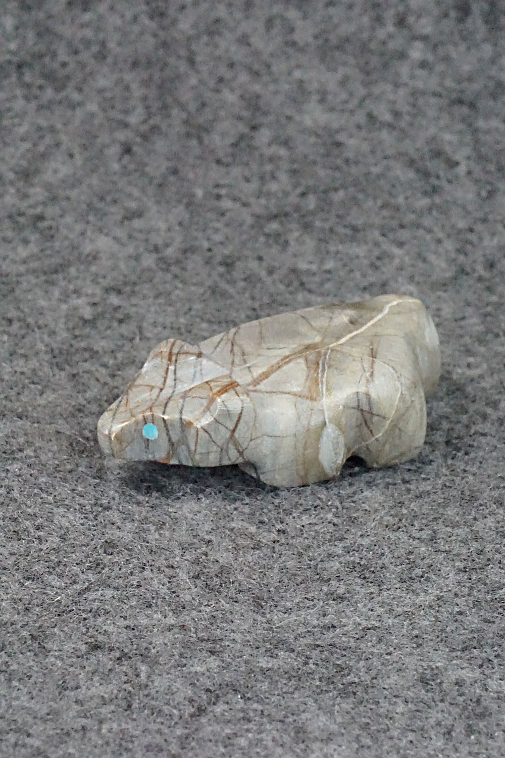 Badger Zuni Fetish Carving - Cameron Nastacio