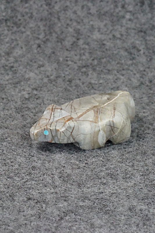 Badger Zuni Fetish Carving - Cameron Nastacio