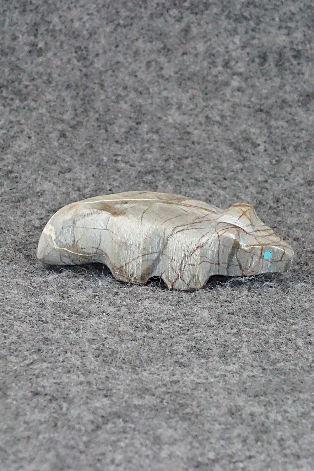 Badger Zuni Fetish Carving - Cameron Nastacio