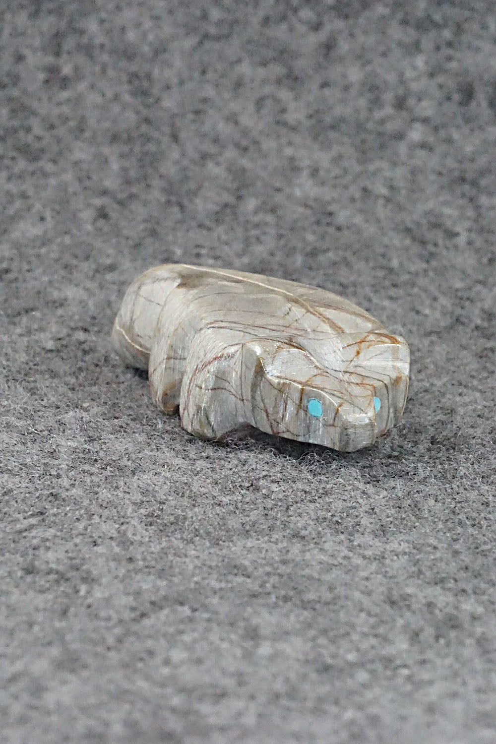 Badger Zuni Fetish Carving - Cameron Nastacio