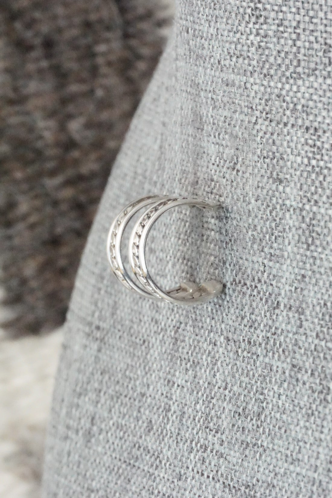 Sterling Silver Earrings - Caroline Tsosie