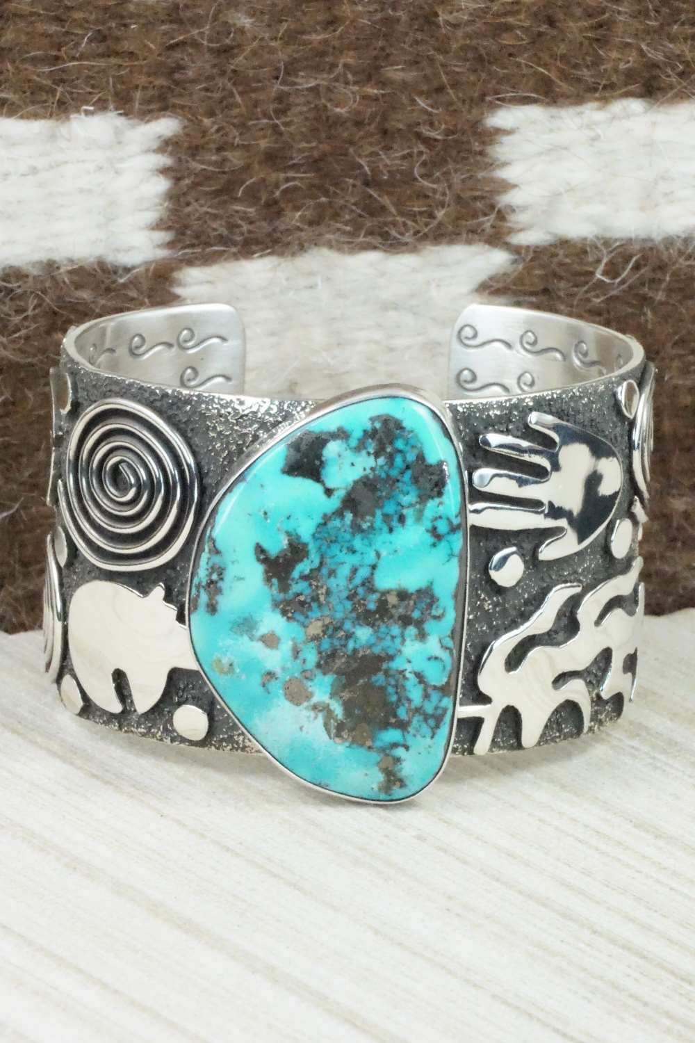 Turquoise & Sterling Silver Bracelet - Alex Sanchez
