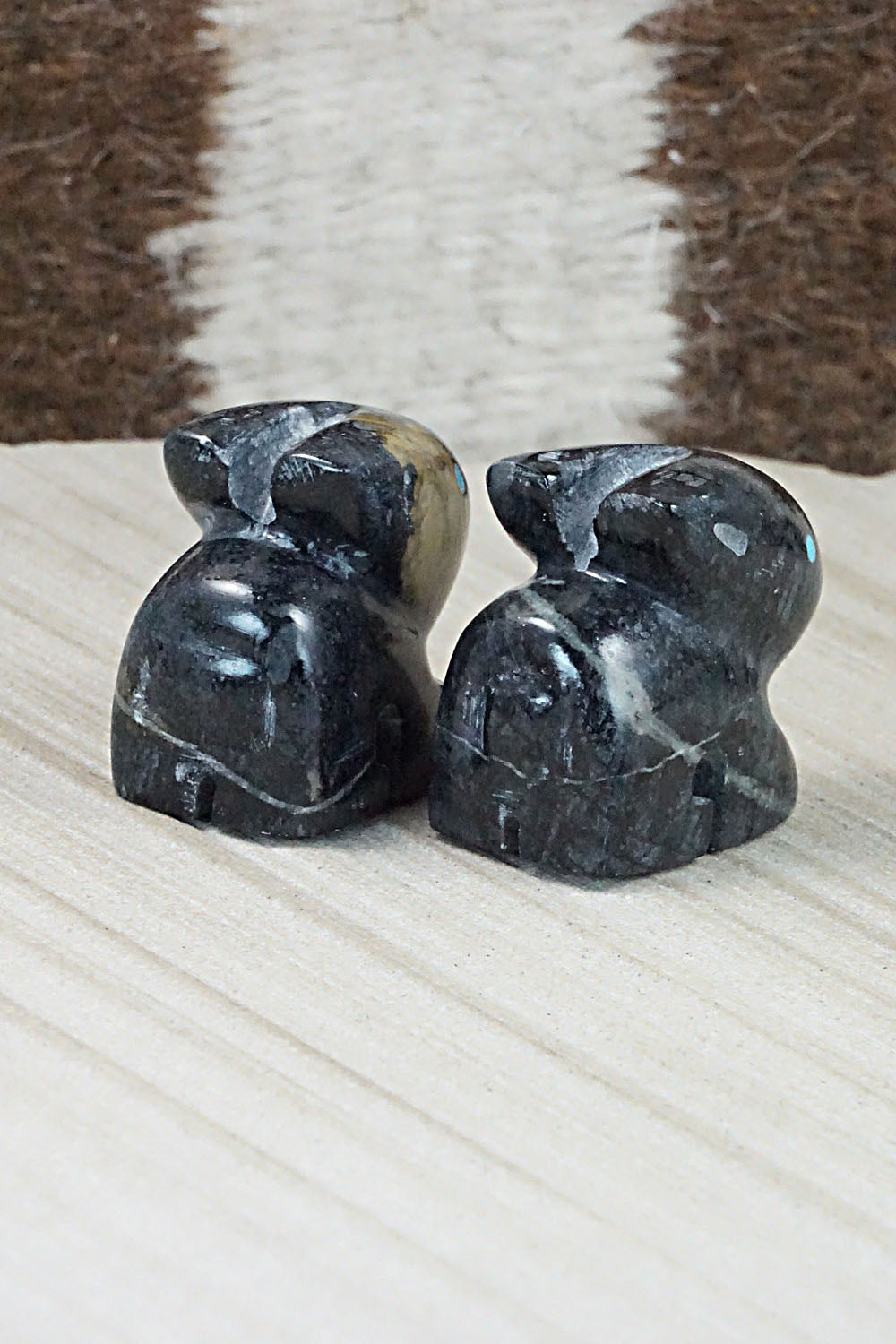 Rabbit Zuni Fetish Carvings - Cameron Nastacio