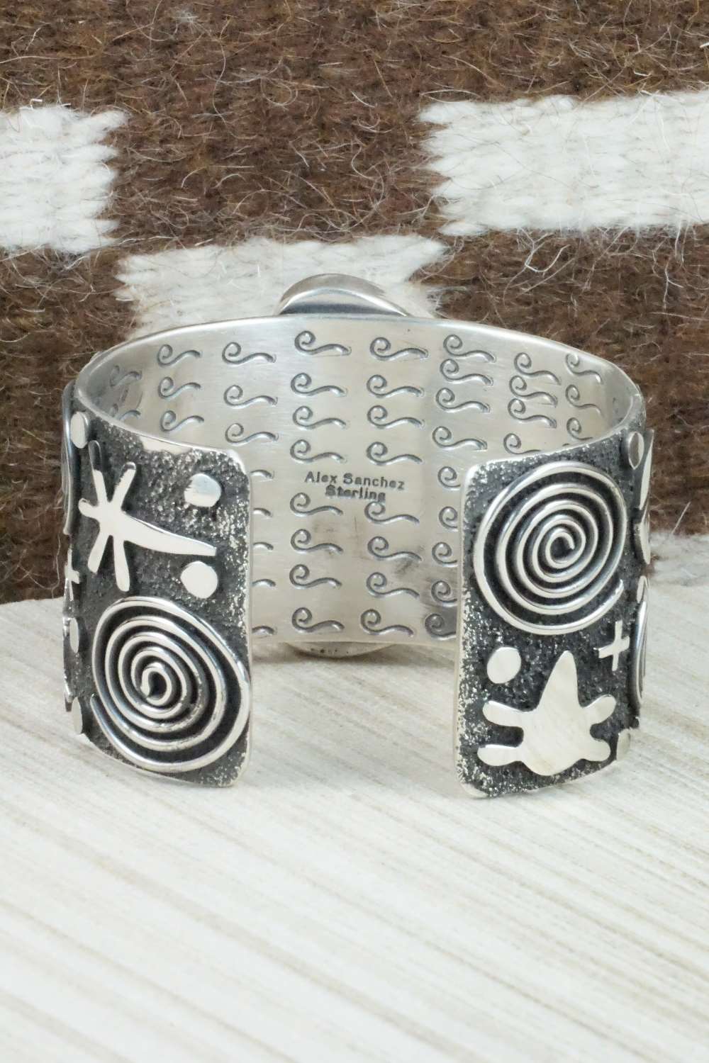 Turquoise & Sterling Silver Bracelet - Alex Sanchez