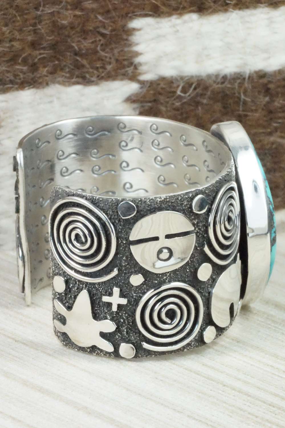 Turquoise & Sterling Silver Bracelet - Alex Sanchez