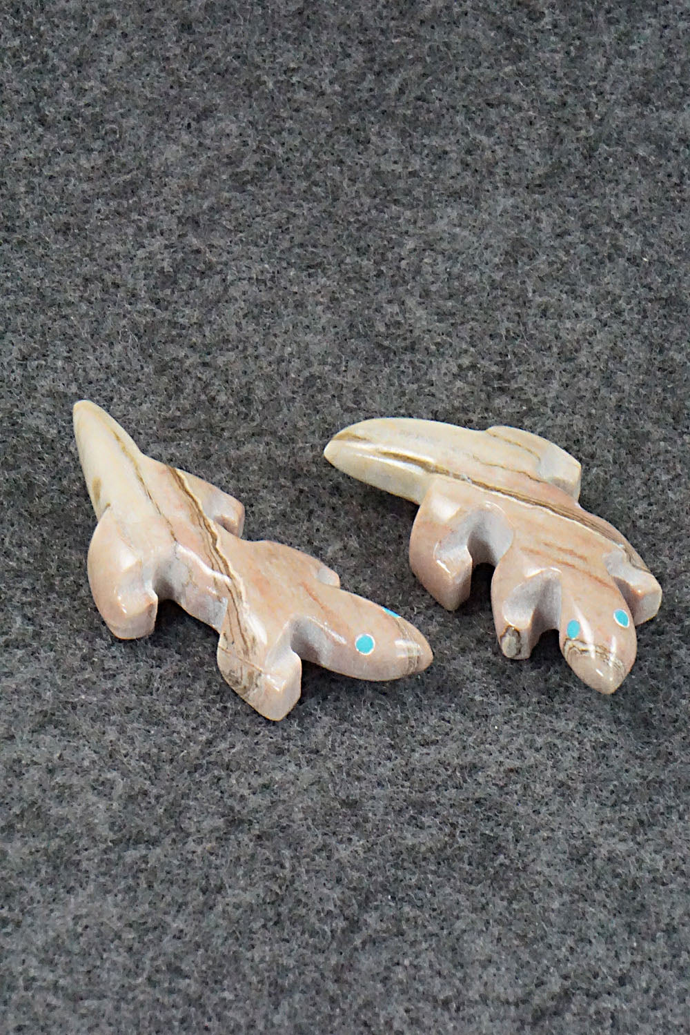 Lizard Zuni Fetish Carvings - Cameron Nastacio