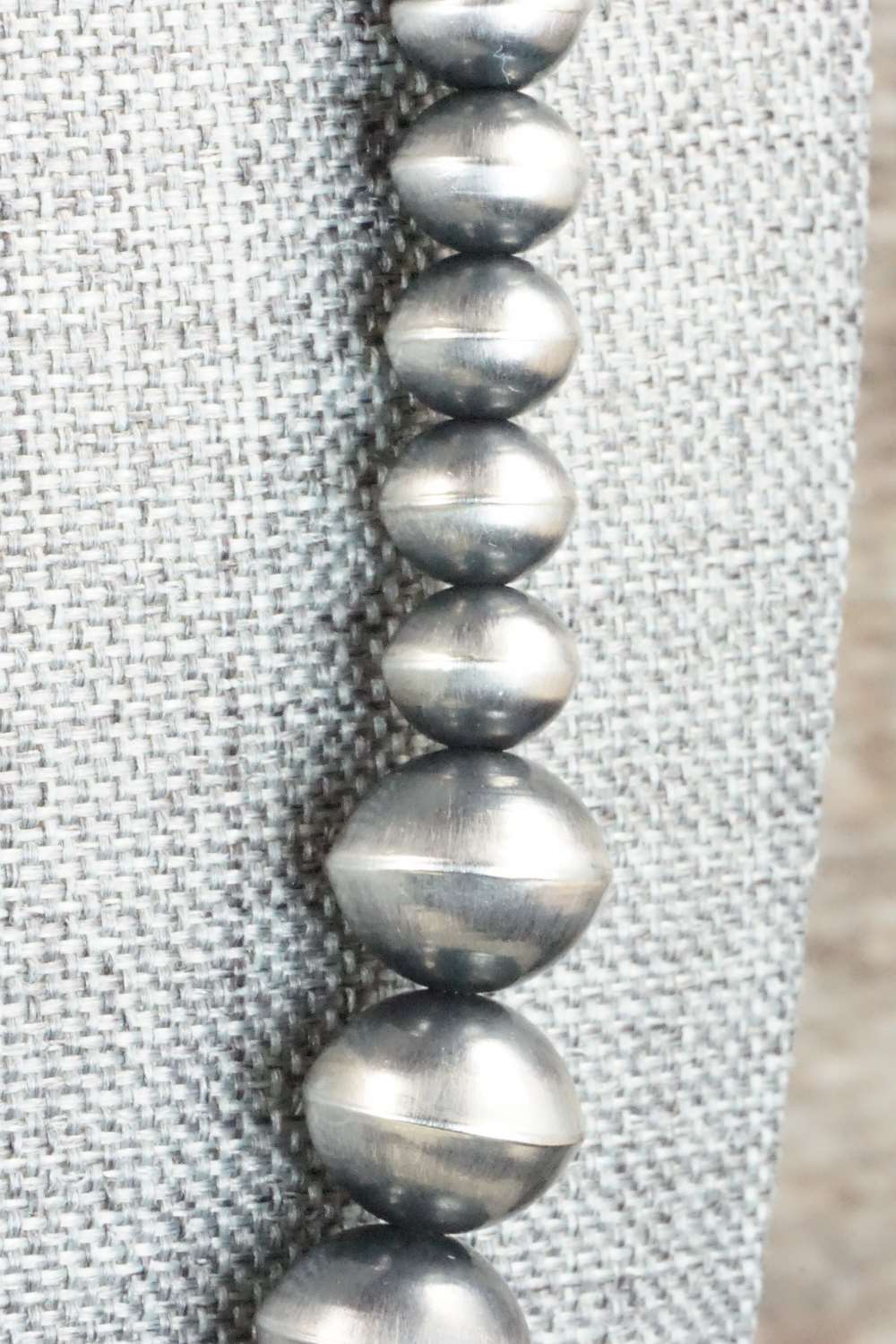 Sterling Silver Navajo Pearl Necklace & Earrings - Preston Haley