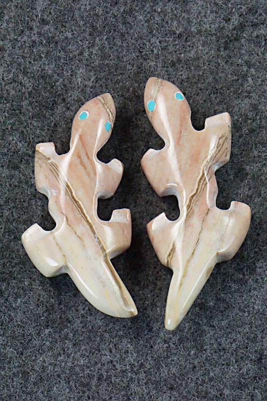 Lizard Zuni Fetish Carvings - Cameron Nastacio