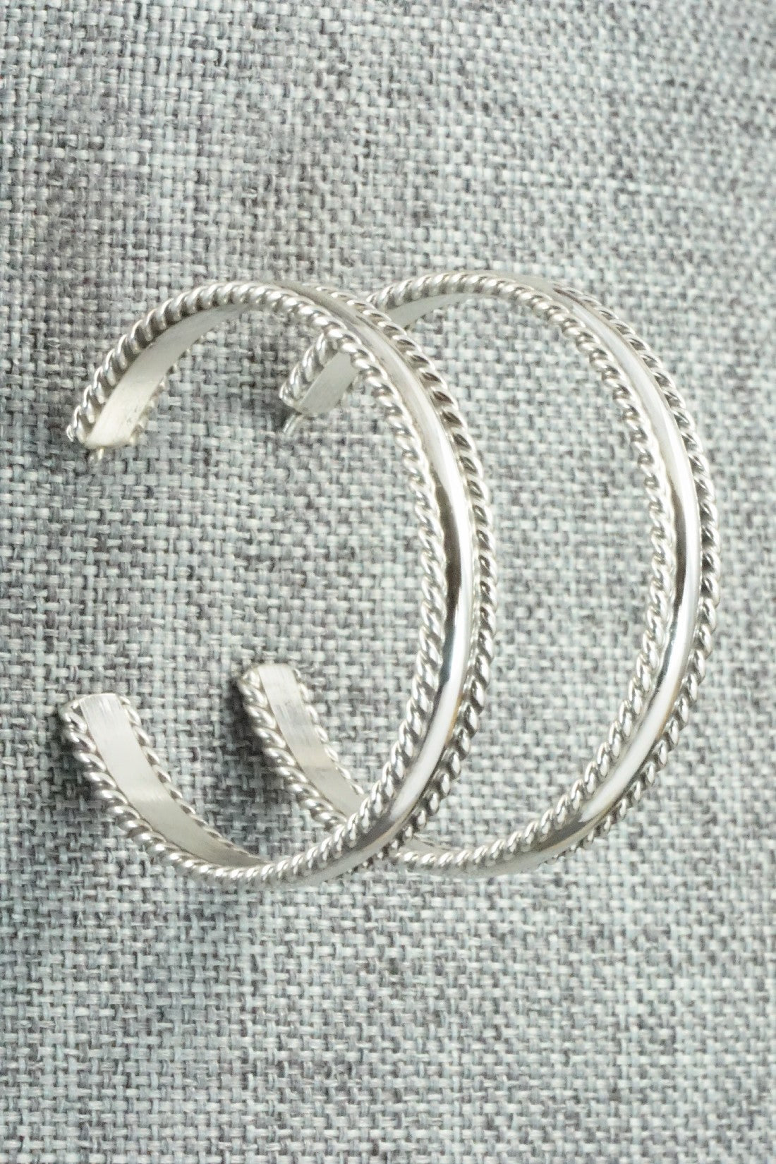 Sterling Silver Earrings - Elaine Tahe