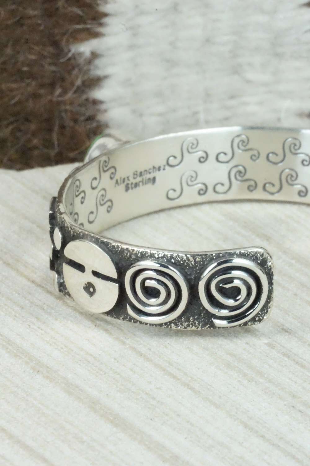 Turquoise & Sterling Silver Bracelet - Alex Sanchez