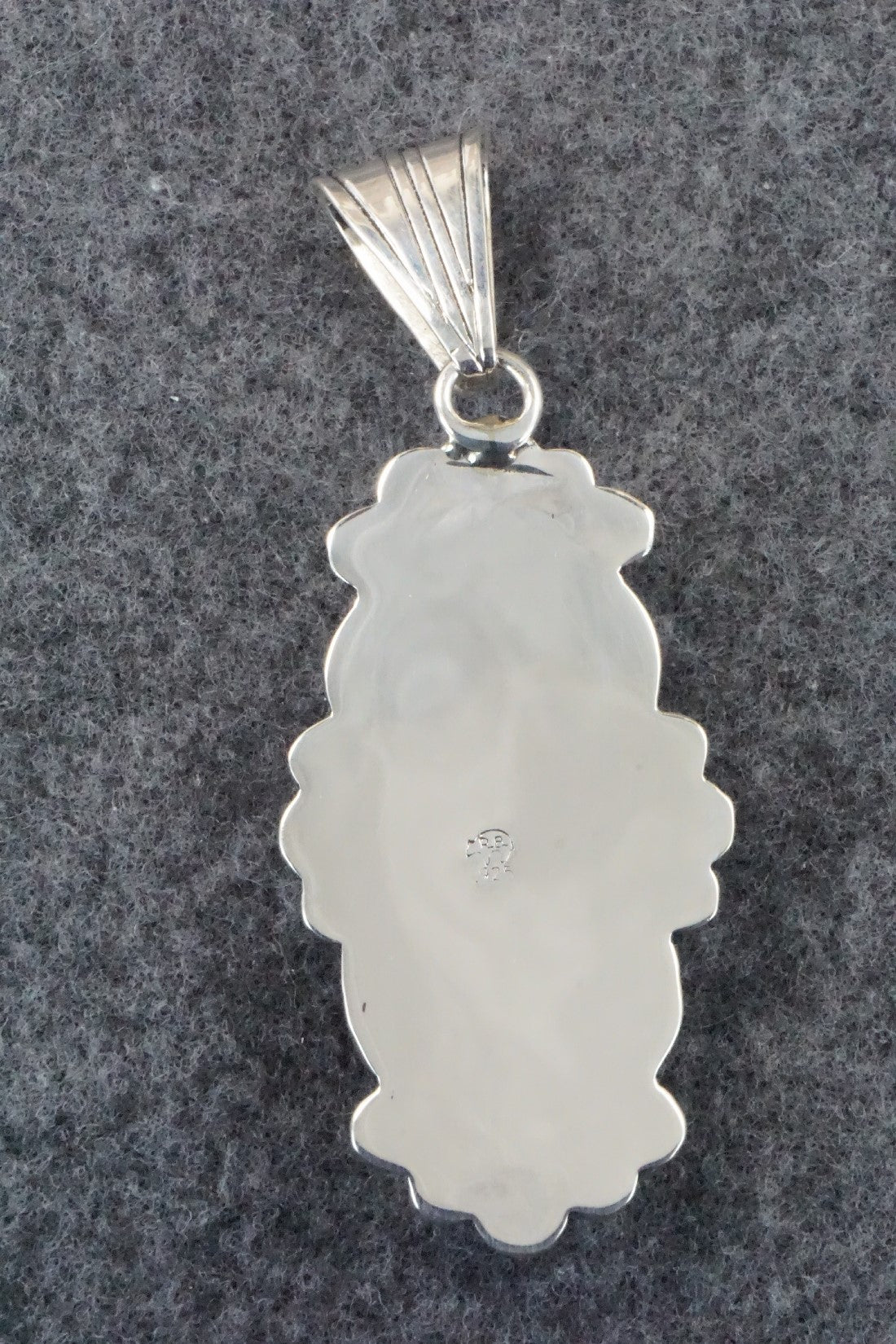 Turquoise & Sterling Silver Pendant - Angie Platero