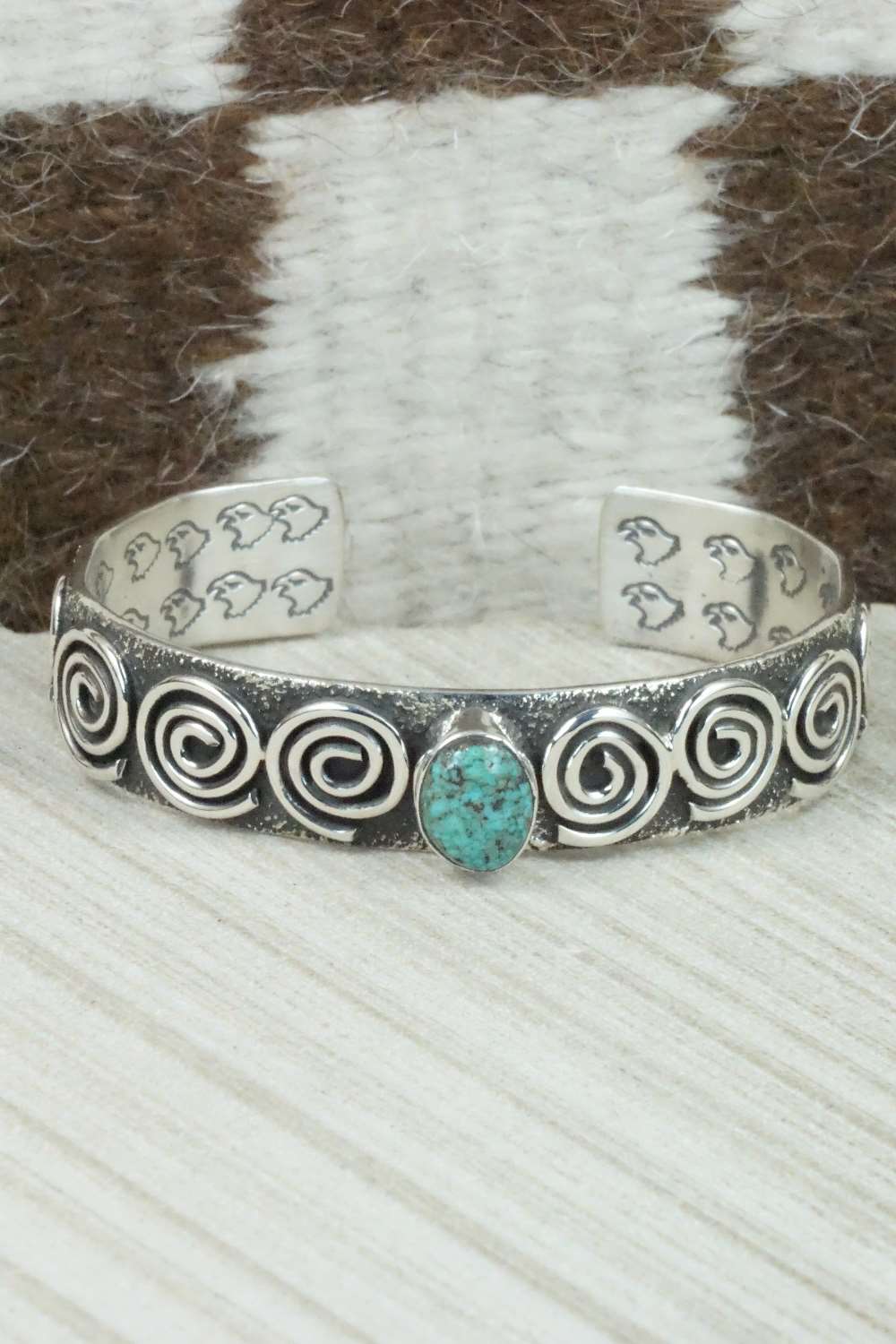 Turquoise & Sterling Silver Bracelet - Alex Sanchez