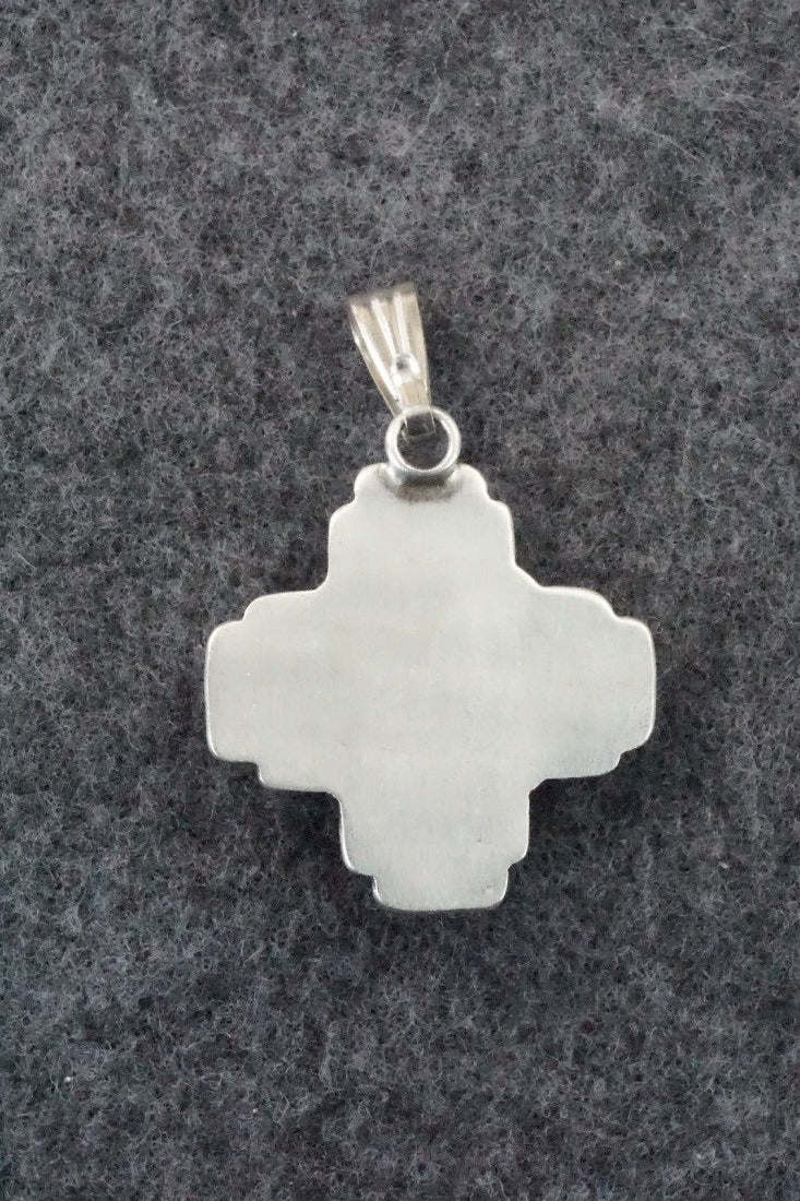 Turquoise and Sterling Silver Pendant - Daniel Benally
