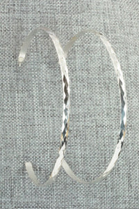 Sterling Silver Hoop Earrings - Nashina Leonard