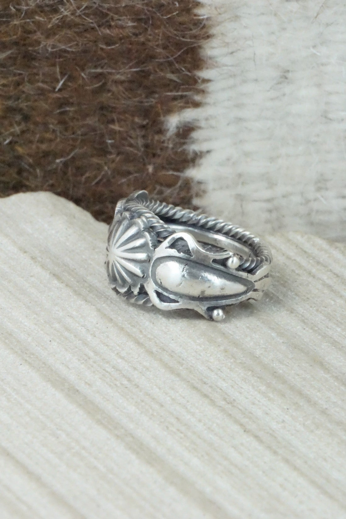 Sterling Silver Ring - Bobby Platero - Size 6